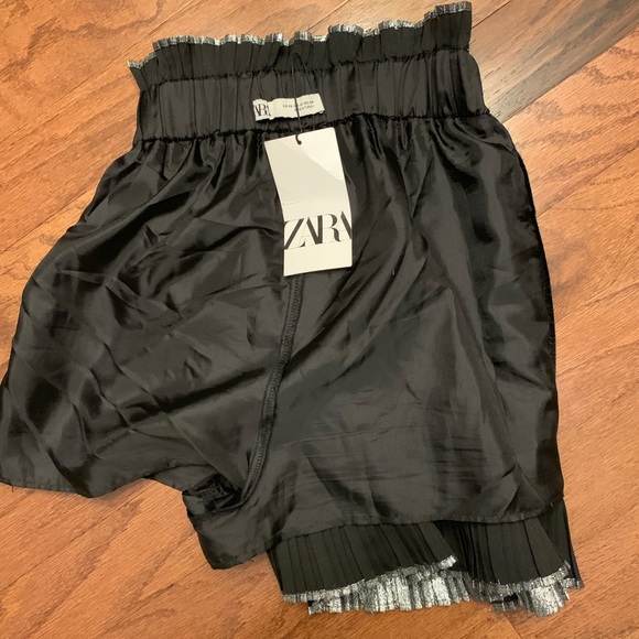 Pleated Metallic ZARA Skirt - Picture 4 of 4